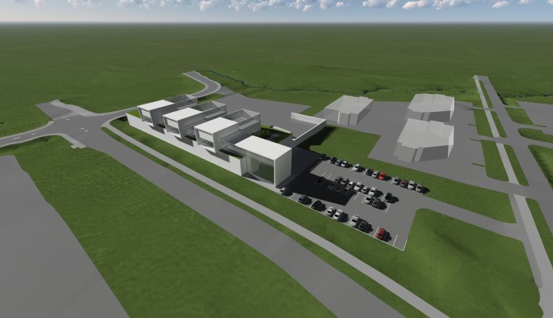 Location model of a production plant